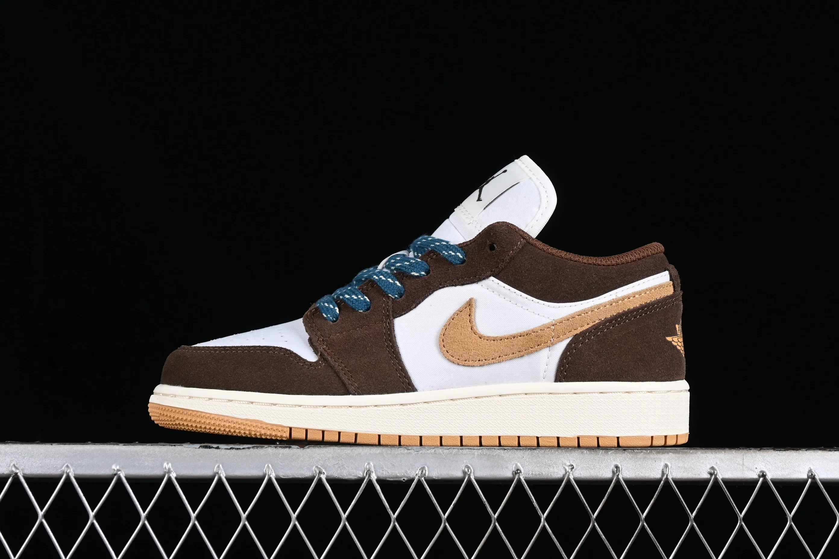 All categories Air Jordan Jordan series basketball shoes Air Jordan 1 Low G version pure original Air Jordan 1 Low "Cacao Wow" AJ1 Joe 1 Mocha color low-top cultural casual sneakers FB2216-200